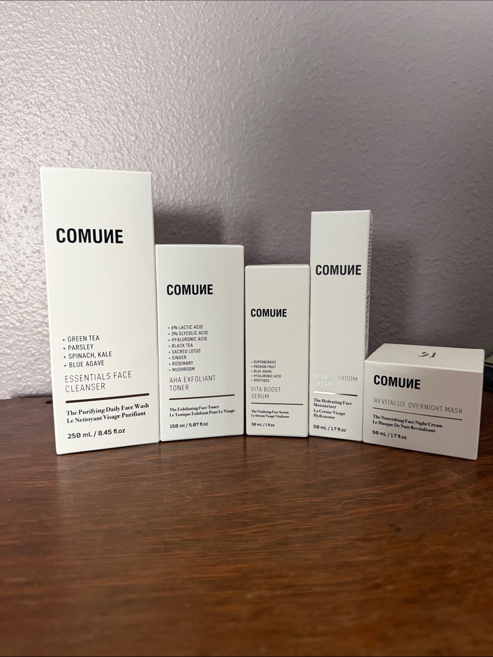 COMUNE Essentials Collection 5 Piece Korean Skincare Kit